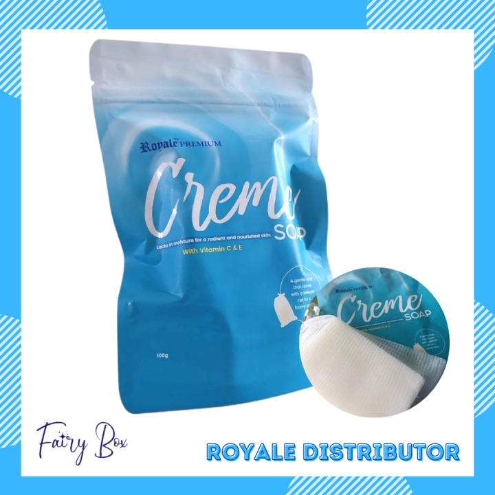 Fairybox Royale Creme Beauty Soap with Vitamin C and E 100 Authentic