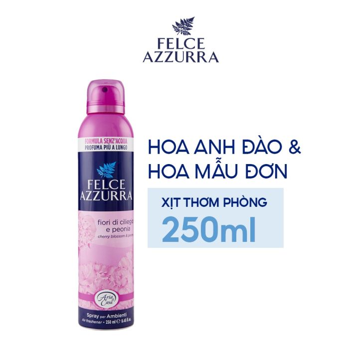 Nước hoa xịt phòng Felce Azzurra Ý thơm lâu, mùi nhẹ nhàng thư ...