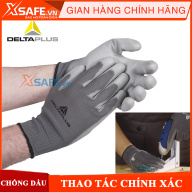 Găng tay chống dầu Deltaplus VE702PG - Găng tay phủ PU tăng độ bám thumbnail