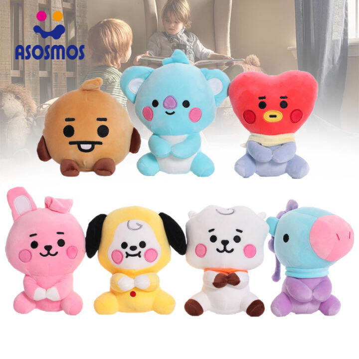 Asm Bts Bt21 Quà Tặng Sinh Nhật Đồ Chơi Nhồi Bông 20Cm Gối Búp Bê Vải Lông  Dễ Thương Tata Cooky Chimmy Rj Koya Mang | Lazada.Vn