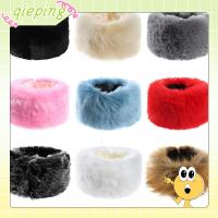 QIEPING Winter Fluffy Soft Dress Scarfs Thicken Warm Artificial Fur Collar Scarf Elegant