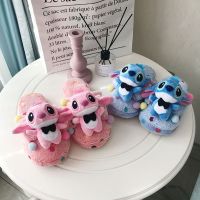 【CC】 Lilo Slippers Indoor Cotton Couple Shoes Cartoon Child Adult Gifts Dormitory Flat