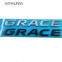 XSD 1 X ABS ตัวด้านอัตโนมัติรถสีดำโครเมียมสีดำด้านหลังสัญลักษณ์อะไหล่ดีคอลสติ๊กเกอร์ตราสัญลักษณ์สำหรับฮอนด้าเกรซ