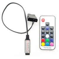 5V Three-Pin/12V Four-Pin Rgb Fan Equipment Wire Control Remote Controller Computer Fan Lamp Effect Controller