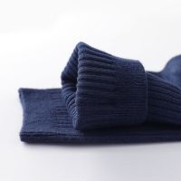 ‘；’ 5 Pairs/Lot 100% Cotton Men‘S Socks Casual Business Stripe Socks Deodorant Breathable Black Man Travel Winter Socks