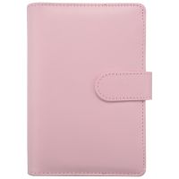 A6 Binder Planner Pink Notebook Binder และ12 Pieces 6 Hole Binder Zipper Folder,Binder Pockets Cash Envelope Wallet
