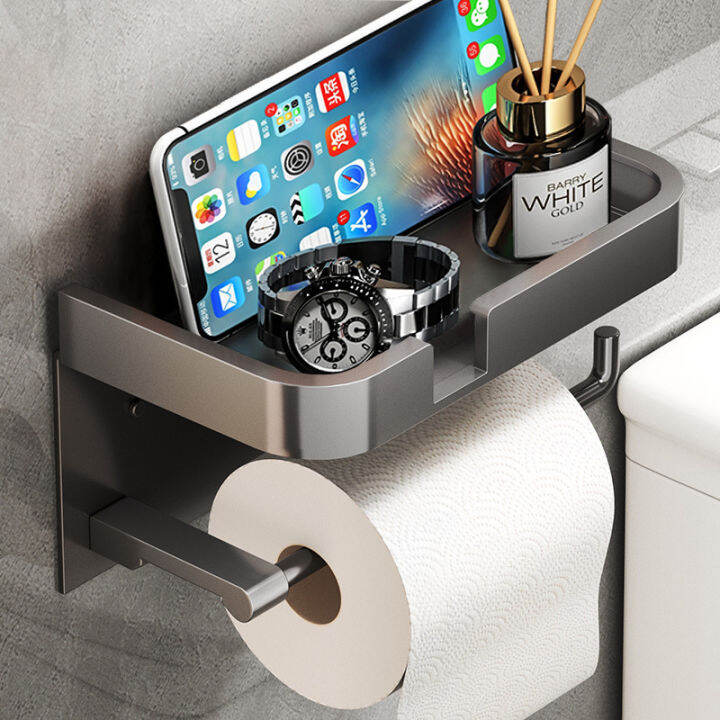 Toilet tissue rack, wall mounted toilet paper drawer, bathroom non