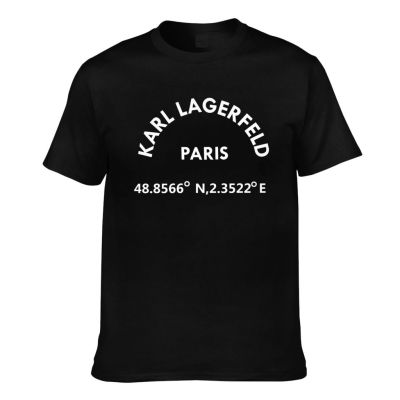 Karl Lagerfeld graphic cotton O-neck T-shirt for men