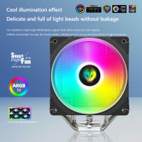 COOLMOON ARGB CPU Cooler 4ท่อความร้อน CPU Cooling หม้อน้ำ FDB แบริ่งไฮดรอลิกสำหรับ AM5LGA1700คอมพิวเตอร์ Cooler