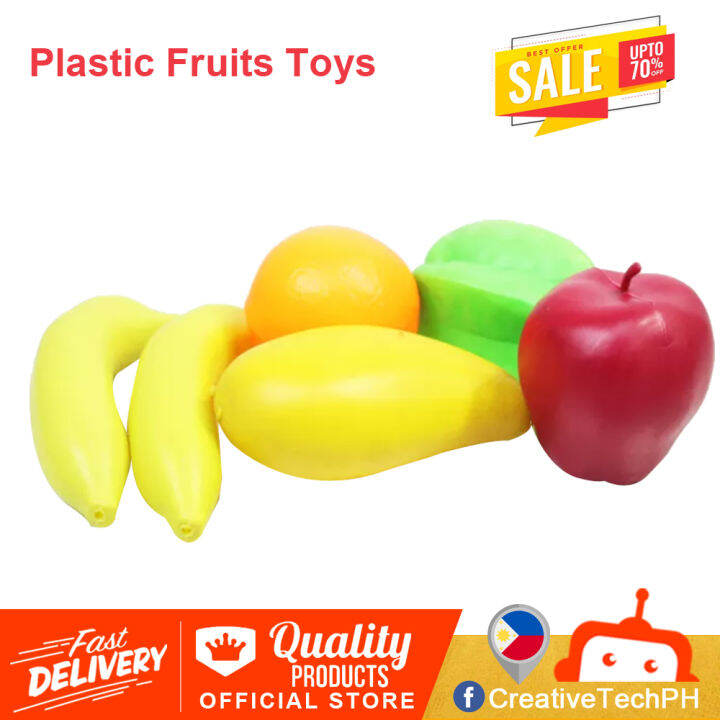 6pcs Plastic Fruits Toys for Kids Lazada PH