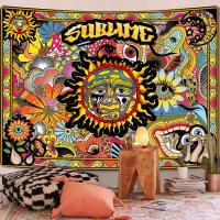 【hot】◎ Tapestry Divination Psychic Wall Hanging Hippie Boho Room Decoration Tapestries