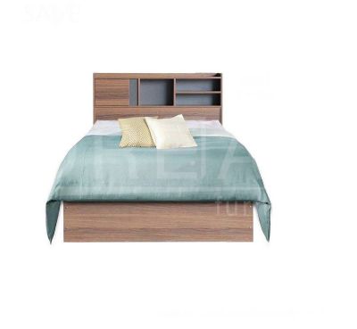 เตียงนอน BOOMING 3.5 ฟุต // MODEL : BS-303 ดีไซน์สวยหรู สไตล์เกาหลี หัวเตียงวางของได้  สินค้ายอดนิยม แข็งแรงทนทาน ขนาด 115x205x125 Cm