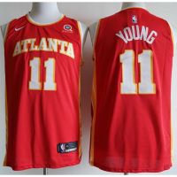 Hot Newest Top-quality New arrival 2022 2023 Newest shot goods Most popular 22/23 Top quality Ready Stock High quality 2021 new NBA mens Atlanta Hawks 11 Trae Young embroidery basketball jerseys jersey red