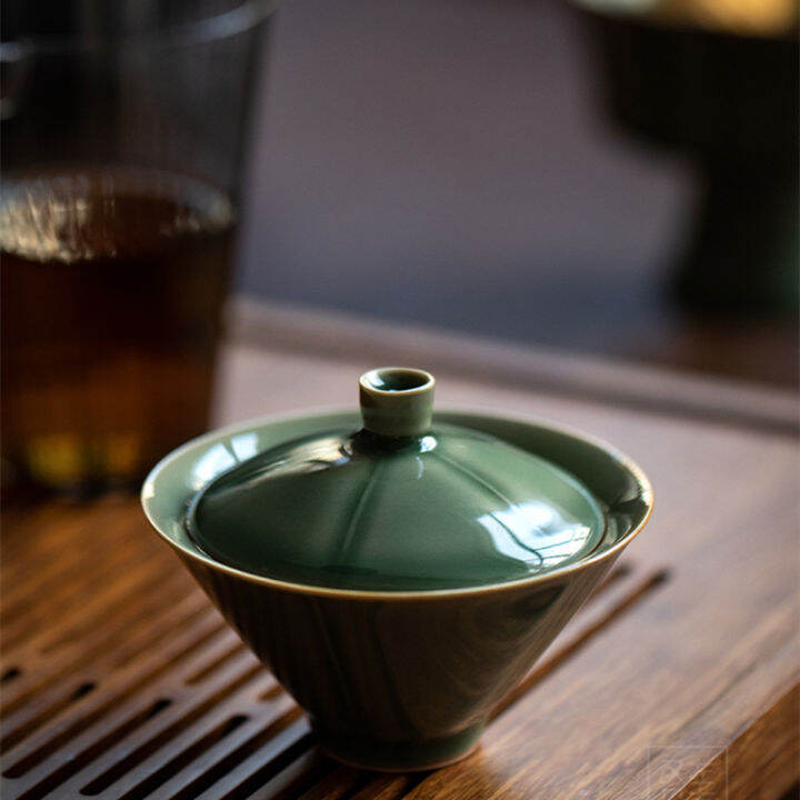 mini-90ml-celadon-porcelain-gaiwan-สำหรับชาสีเขียว-tureen-พร้อมฝาปิด-teaware-travel-kung-fu-ชุดชาถ้วยขนาดเล็กชาม-chawan