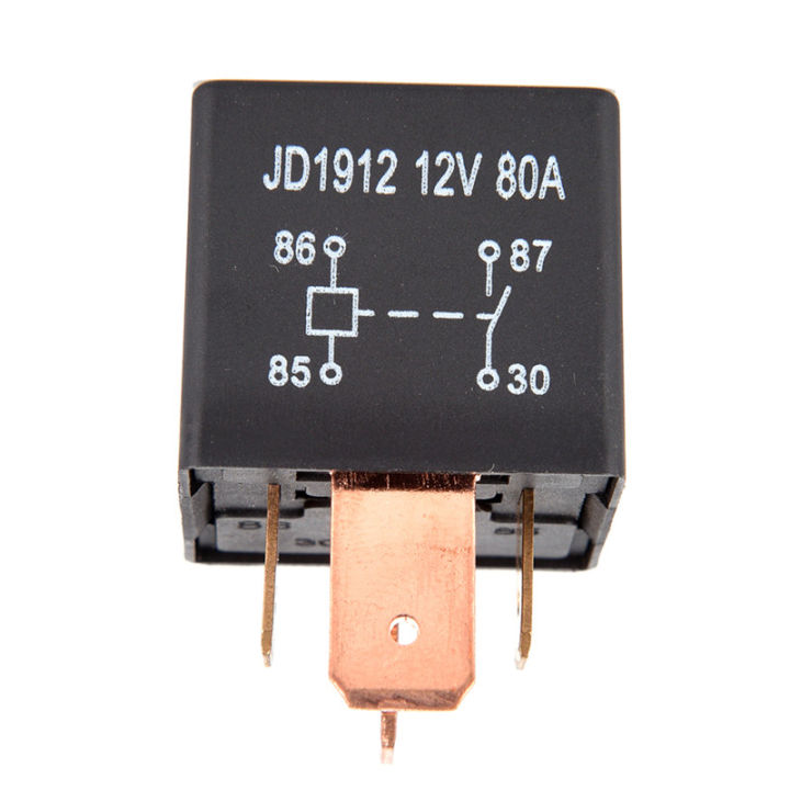 lowest-price-mh-waterproof-heavy-duty-relay-4pin-dc-24v-12v-80a-jd1912รีเลย์รถยนต์