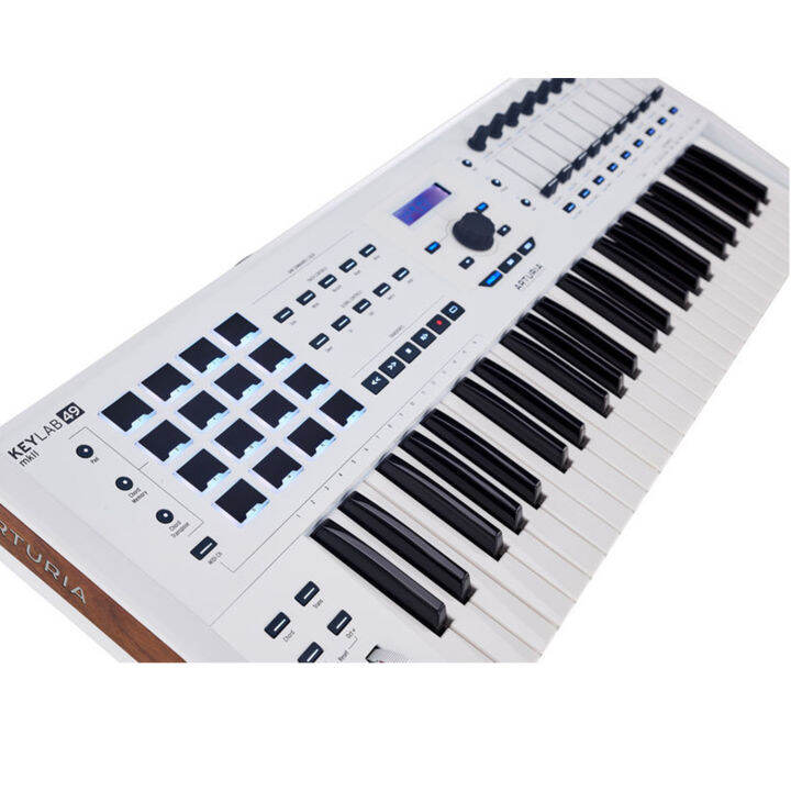 arturia-keylab-49-mkii-midi-controller-คีย์บอร์ดใบ้-49-คีย์-คีย์แบบ-aftertouch-ปุ่ม-pad-16-ปุ่ม-fader-9-ปุ่ม-ฟรีสาย-usb-amp-โปรแกรม-ableton-live-lite