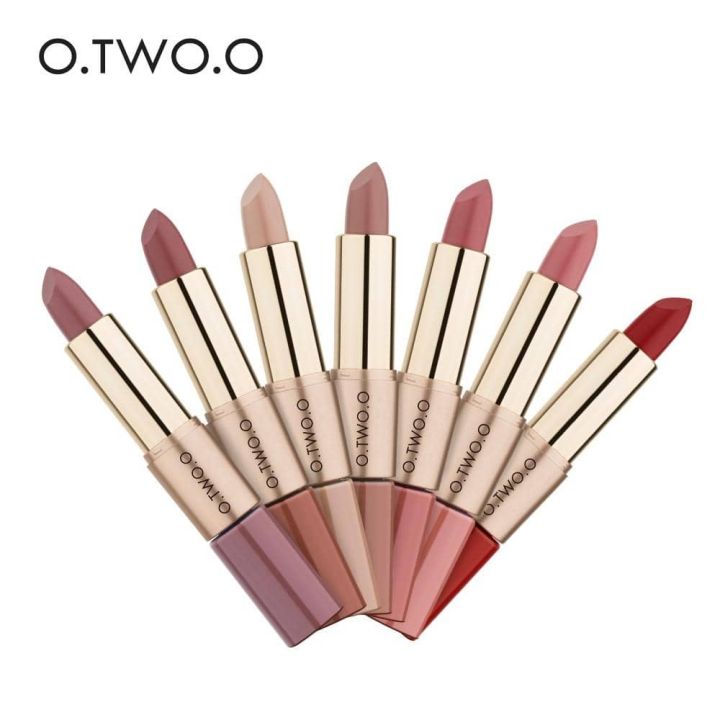 ☛malaysia Ready Stock Otwoo 2 In 1 Matte Lipstick And Lip Cream Set♝ Lazada