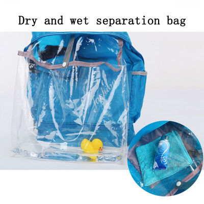 Sports Bags Swiming Backpack Dry Wet Separation Duffel Bag For Gym Swiming Bag Beach Pool Backpack Oxford Bags With Shoe Pocket