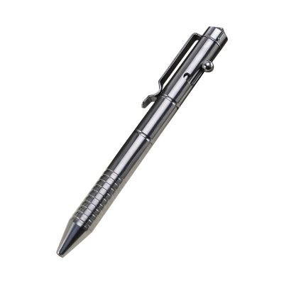 Solid Titanium Alloy Gel Ink Pen Retro Bolt Action Writing Tool School Office Stationery Supply