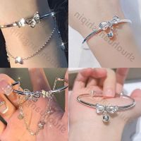 COD SDGREYRTYT Korean Bow Flower Pearl Tassel Temperament Fashion Simple Bracelet