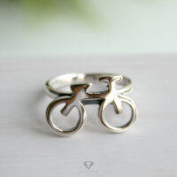 แหวนจักรยาน Bike ring เป็นเอกลักษณ์ หน้าแหวนกว้าง 19 มิลลิเมตร (R101)