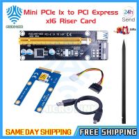 Mlc มินิ Pcie 1x เพื่อ Pci E Xpress X16 Riser การ์ดสำหรับตักภายนอกกราฟิกการ์ด Gdc คนงานเหมืองมินิ Pcie เพื่อ Pci-E สล็อตสำหรับ Btc Minin