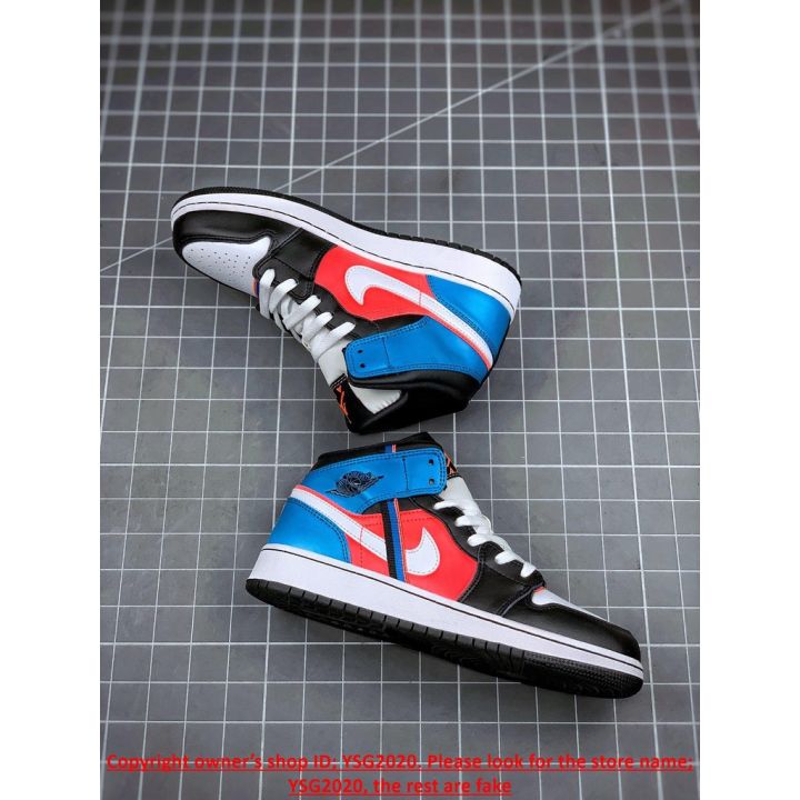 hot-original-nk-ar-j0dn-1-mid-game-time-black-red-blue-basketball-shoes-skateboard-shoes-free-shipping