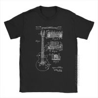 Patent Acoustic Electric Guitar Music Men T Shirt Crazy 100% Cotton Short Sleeves Basic Tees Crew Neck T-Shirt Printing Tops