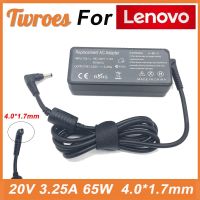 เอซีแล็ปท๊อปที่ชาร์จ3.25A 20V 65W 4.0*1.7Mm สำหรับ Lenovo IdeaPad 330S 320 100-15 B50-10โยคะ710 510-14ISK Redmebook 14 13อะแดปเตอร์ Yuebian