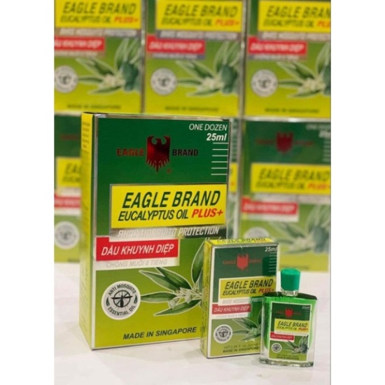 Dầu khuynh diệp chống muỗi eagle brand eucalyptus oil plus + 25ml - ảnh sản phẩm 1