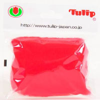 Tulip Wonder wool, Red, 10g / ใยขนแกะสำหรับงาน needle felting ขนาด 10 กรัม สีแดง แบรนด์ Tulip จากประเทศญี่ปุ่น (TWW160)