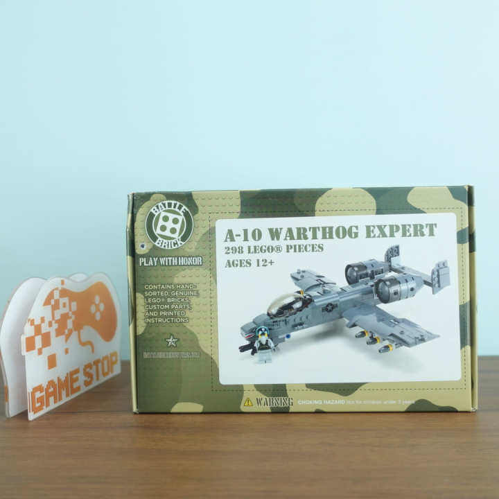 Mô hình LEGO A 10 Warthog Thunderbolt Expert Made with real LEGO Bricks