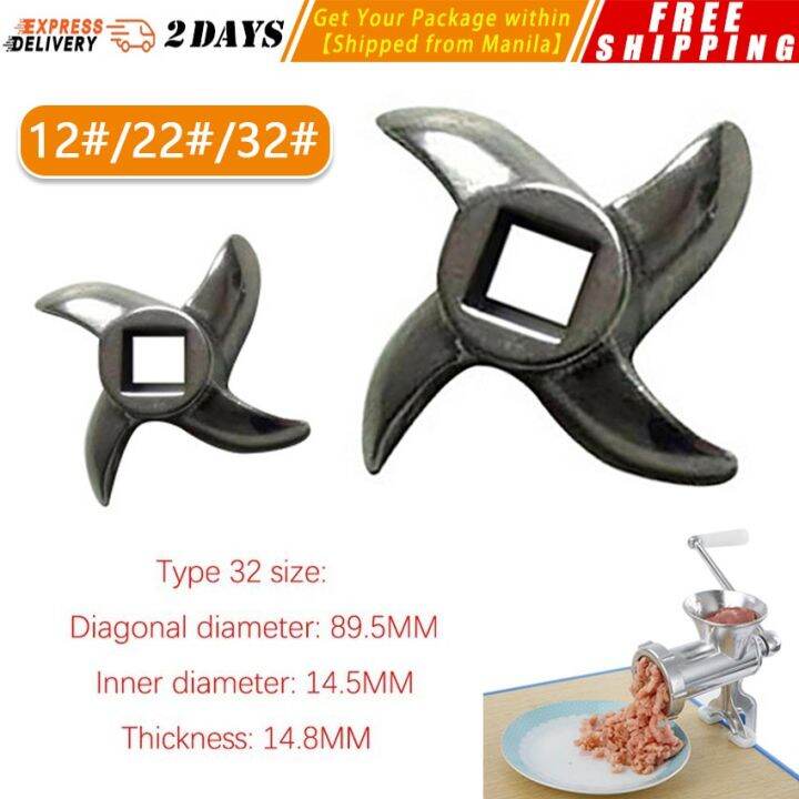 Meat Grinder Knife 12 22 32 Mincer Blade Stainless Steel Meat