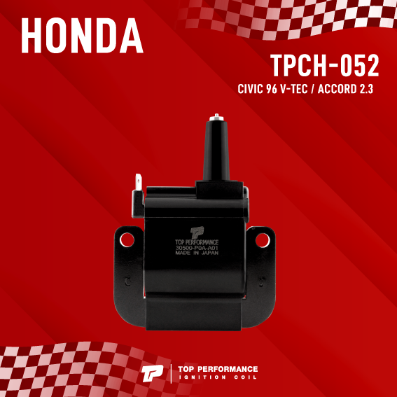 top-performance-ประกัน-3-เดือน-คอยล์จุดระเบิด-honda-civic-ตาโต-vtec-accord-2-3-g4-g5-d16y-ตรงรุ่น-tpch-052-made-in-japan-คอยล์หัวเทียน-คอยล์ไฟ-คอยล์จานจ่าย-ฮอนด้า-ซีวิค-แอคคอร์ด-30500-poa-a01