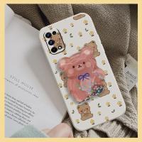 Rotatable stand Simplicity Phone Case For OPPO Realme 7 Pro phone case Skin-friendly feel Glitter protective case cute