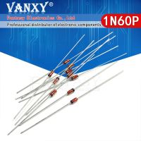 100PCS 1N60 DO-7  1N60P DO-35 Schottky Germanium Diode TV Radio FM Detection WATTY Electronics