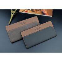 Fashion Sytlish Vertical Grid PU Leather Ultra-Thin-Multi-Card Zipper Classic Long Man Wallet