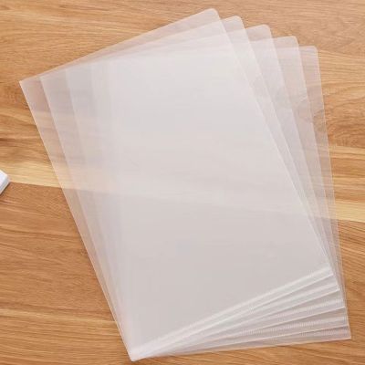 【hot】 10pcs A5 A6 A7 Document Protector File Folders Plastic Invoice Receipt Organizer Top Opening Planner Accessories