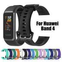 {CAGY Phone protection}สายรัดซิลิโคนสำหรับหัวเว่ยวง4สายนาฬิกาข้อมือ Huawei4 Band4ซิลิกาเจลสร้อยข้อมือสายรัดข้อมือสายรัดเปลี่ยนวงปรับ