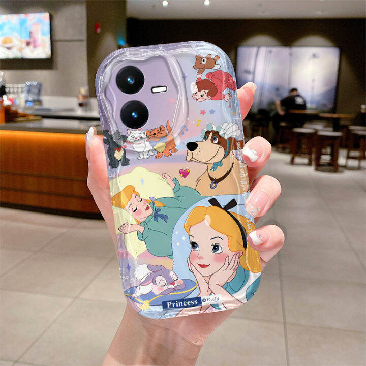 phone-case-เคส-vivo-y22-y22s-เคสโทรศัพท์ลายกราฟฟิตีหลากสี-vivoy22s-vivoy22ใสโปร่งแสงกันตกป้องกันเลนส์ทั้งหมดฝาหลังซิลิโคนนิ่ม2023