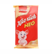 HCM Thùng 40 gói Xúc Xích Tiệt Trùng Heo Vissan 90g  5 cây x 18g