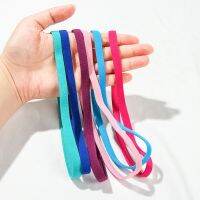 1Pc Candy Color Anti-Slip Sports HeadbandHigh Quality Women Men Soft Elastic Running Hair Bands Girls Training Yoga Headband