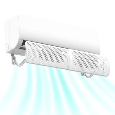 [HOT XIJXEXJWOEHJJ 516] เครื่องปรับอากาศแบบพับเก็บได้กระจก Telescopic Outlet Deflector Air Cooled Baffle Light และทนทาน43.5 70ซม. พลาสติก ABS