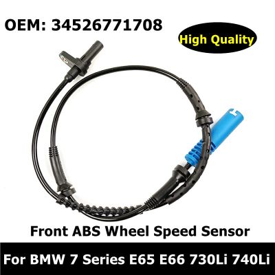 34526771708 Car Essories Front Pulse Sensor For BMW 7 Series E65 E66 730Li 740Li ABS Wheel Speed Sensor