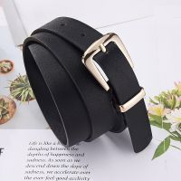 ZLY 2023 New Fashion Belt Women Men Colorful Solid PU Leather Material Alloy Pin Buckle Casual Jeans Coat Style Elegant Luxury