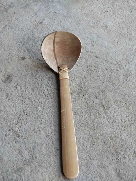 Small Native Sandok 1 Pc Bao Small Size Handle Bamboo Scoop Coconut