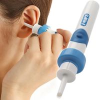 【jw】❄  Ear Wax Removal Cleaner Electric Earwax Remover Ear-Pick Tools Set