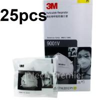 3M 25ชิ้น 9001V P1 PM2.5 หน้ากากป้องกันฝุ่นละออง Dust Mist Valve