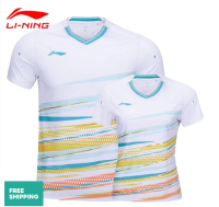 แห้งเร็ว Li Ning เสื้อยืดเล่นปิงปองการแข่งขันกีฬาฝึกซ้อมใหม่ฤดูร้อน2023ชุดทีมแชมป์ระบายอากาศและดูดซับเหงื่อ