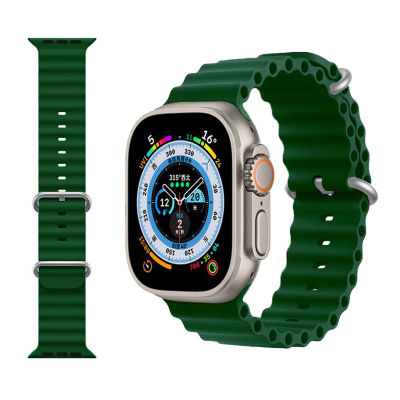 สำหรับนาฬิกา Apple สาย Ultra 2/1 49มม.,สายมหาสมุทร Series 9/8/7มม. 41มม. สายรัดปรับได้สปอร์ตพร้อมหัวเข็มขัดสำหรับ Apple Watch Series 6 5 4 3 2 1 SE 44มม. 42มม. 40มม. 38มม.